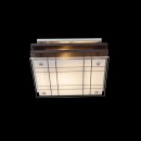 Globo 48089 Deckenleuchte Kadavu 1x60W | E27 - Holz, satiniertes Glas