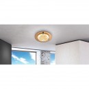 Globo 48247 LED Deckenleuchte Froo 1x12W | 1040lm | 3100K - chrom, satiniertes Glas, Kristall, transparent