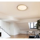 Globo 48379-80 LED Deckenleuchte Rudi 1x80W | 500-5200lm | 3000K-6000K | RGB - Fernbedienung, Farbfixierung, dimmbar, Termin, Memory-Funktion, opal weiß