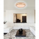 Globo 48389-40 LED Deckenleuchte Dani 1x40W | 3100lm | 3000K-6500K - dimmbar, Farbfixierung, Fernbedienung, chrom, weiß