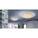 Globo 49002-24 LED Deckenleuchte Mio 1x24W | 1700L | 3000-4500K - Farbwechsler, Farbfixierung, weiß, transparent, Kristall