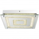 Globo 49229-21 LED Deckenleuchte Cyris 1x21W | 1300L | 4000K - chrom, Kristall, transparent