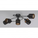 Globo 54121-5 Deckenleuchte Troy 5x8W | E14 - schwarz