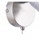 Globo 54122-1 Wandleuchte Alys 1x8W | E14 - Schalter auf dem Körper, silber