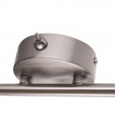 Globo 54122-2 Wandleuchte Alys 2x8W | E14 - Schalter auf dem Körper, silber