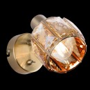 Globo 54358-1 Wandleuchte Mero 1x40W | E14 - Schalter auf dem Körper, golden, amber