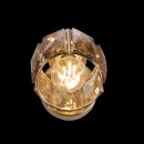 Globo 54358-1 Wandleuchte Mero 1x40W | E14 - Schalter auf dem Körper, golden, amber