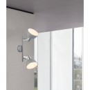 Globo 54640-2 Wand- oder Decken- und Spotleuchte Gerda 2x25W | E14 - grau