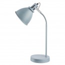 Globo 54646T Tischleuchte Jonas 1x40W| E14 - flexibler Arm, grau