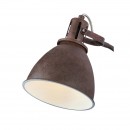 Globo 54647-1W Wandleuchte Giorgio 1x40W | E14 - flexibler Arm, braun