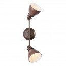 Globo 54647-2 Wand- oder Decken- und Spotleuchte Giorgio 2x40W | E14 - Rost