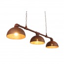 Globo 54652-3H Pendelleuchte Celine 3x40W | E27 - Rost