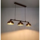 Globo 54652-3H Pendelleuchte Celine 3x40W | E27 - Rost