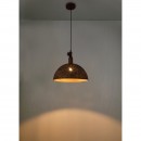 Globo 54652H Pendelleuchte Celine 1x60W | E27 - Rost