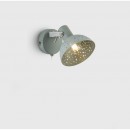 Globo 54653-1 Wandleuchte Fabian 1x25W | E14 - Schalter auf dem Körper, grau