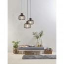 Globo 54801H2 Pendelleuchte Akin 1x60W | E27 - bronze