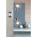 Globo 54802-2 Wand- oder Deckenleuchte Xara I 2x40W | E14 - chrom