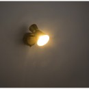 Globo 54808-1 Wandleuchte Aeron 1x25W | E14 - Schalter auf dem Körper, Rost, gold