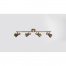 Globo 54808-4 Decken- und Spotleuchte Marei 4x25W| E14 - Rost, gold