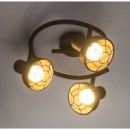 Globo 54810-3 Deckenleuchte Tycho 3x15W | E14 LED - Rost