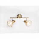 Globo 54922-2 Wand- oder Decken- und Spotleuchte Donto 2x40W | E14 - gold