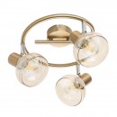 Globo 54922-3 Decken- und Spotleuchte Donto 3x40W | E14 - gold