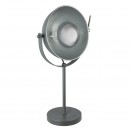 Globo 58287T Tischleuchte Xirena 1x40W | E27 - grau, chrom, Kabelschalter