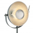 Globo 58287T Tischleuchte Xirena 1x40W | E27 - grau, chrom, Kabelschalter