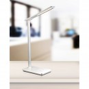 Globo 58297 LED Tischleuchte Hekla 1x5W| 160L | 3000-6000K - Wireless-Ladegerät, USB-Ladekabel, dimmbar, weiß