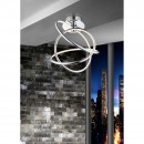 Globo 67823-36D LED Deckenleuchte Wave 1x36W | 1800L | 3000K - chrom