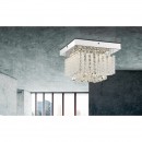Globo 68396-12 LED Deckenleuchte Mathilda 1x12W | 840lm | 4000K - chrom, Kristall, transparent