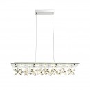Globo 68404-24H LED Kronleuchter Chorillo 1x24W | 1700L | 3000-6000K - dimmbar, chrom, Kristall, transparent