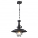 Globo 15019 Pendelleuchte Jaden 1x60W | E27 | IP44 - schwarz