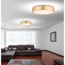 Globo 15187D2 LED Deckenleuchte Amy 1x24W | 1120lm | 3000K - gold, weiß