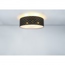 Globo 15229D6 Deckenleuchte Clarke 1x60W | E27 - schwarz, matt Nickel, gold