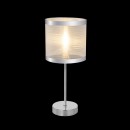Globo 15259T Tischleuchte Naxos 1x40W | E14 - chrom