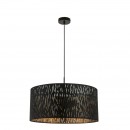 Globo 15264H1 Pendelleuchte Tuxon 3x60W | E27 - schwarz, gold