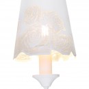 Globo 15371W Wandleuchte Sabadell 1x40W | E14 - weiß