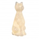 Globo 22805 Tischlampe Chaita 1x25W | E14 - Katze, weiß