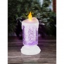 Globo 23304 LED Tischlampe Candlelight - Farbwechsler, weiß