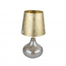 Globo 24000AG Tischleuchte Johanna 1x40W | E27 - gold, grau