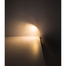 Globo 24122K LED Klemmleuchte Deniz 1x5W | 350L | 3000K - Schalter, flexibler Arm, matt, Nickel, chrom