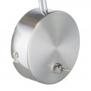 Globo 24134W LED Wandleuchte Roslin 1x5W | 470lm | 3000K - flexibler Arm, Nickel, matt