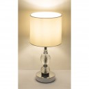 Globo 24136T Tischleuchte Bronn 1x40W | E14 - Kabelschalter, chrom, weiß