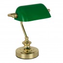 Globo 24917 Tischlampe Antike 1x25W | E14 - golden, grün
