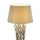 Globo 25631S Stehleuchten Jamie 1x60W | E27 - braun, creme