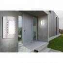 Globo 3156 Außenwandleuchte Orlando 1x60W | E27 | IP44 - Edelstahl, opal