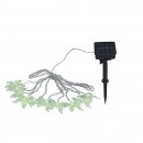 Globo 33706-10 Solar LED Außenbeleuchtung Lichterkette mit Schmetterlingen Solar 10x0,06W | RGB | IP44 - Farbwechsler, schwarz, transparent