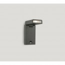 Globo 34310S Außenwandleuchte mit Bewegungssensor Sparrow 1x6W | 350L | 3000K | IP44 - verstellbar, schwarz