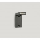 Globo 34310S Außenwandleuchte mit Bewegungssensor Sparrow 1x6W | 350L | 3000K | IP44 - verstellbar, schwarz